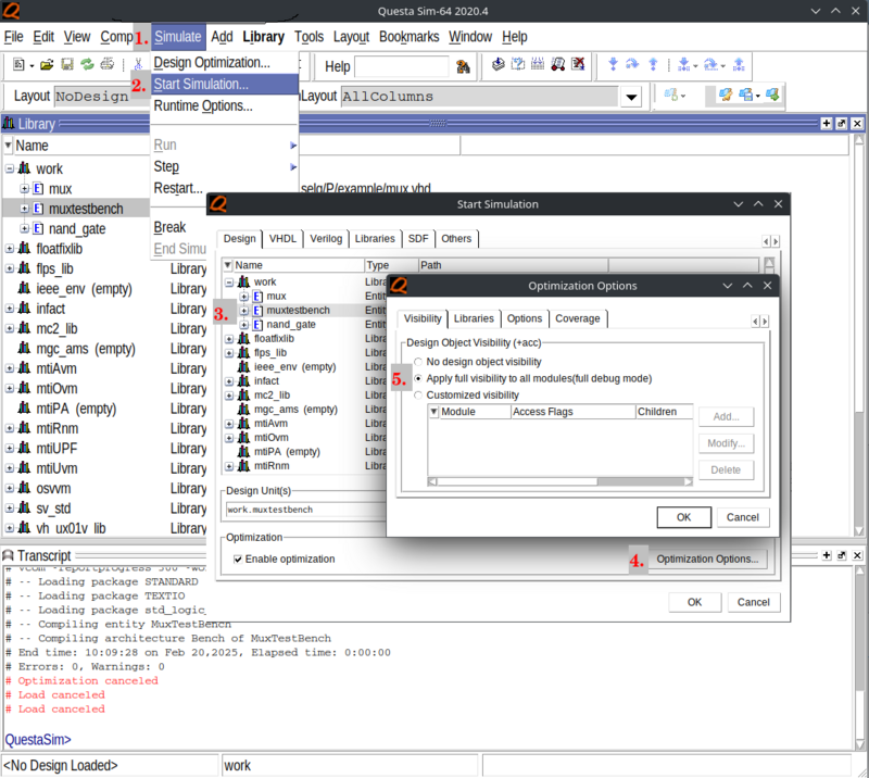 ModelSim Simulation